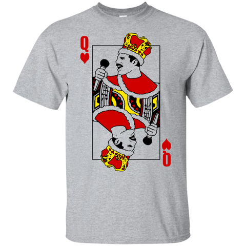 Queen Band shirt Freddie Mercury t shirt with playing card - Queen TShirt Funny Women Graphic Tee Music Band T-Shirt Girlfriend Gift for Her
