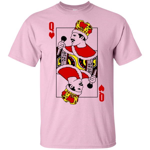 Queen Band shirt Freddie Mercury t shirt with playing card - Queen TShirt Funny Women Graphic Tee Music Band T-Shirt Girlfriend Gift for Her