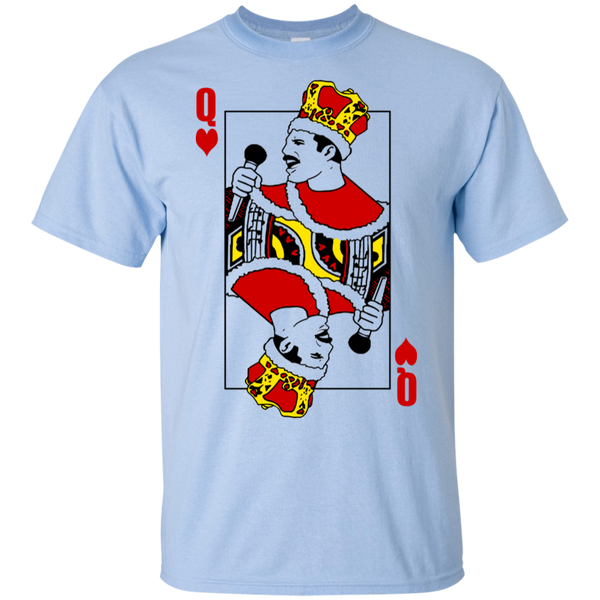 Queen Band shirt Freddie Mercury t shirt with playing card - Queen TShirt Funny Women Graphic Tee Music Band T-Shirt Girlfriend Gift for Her