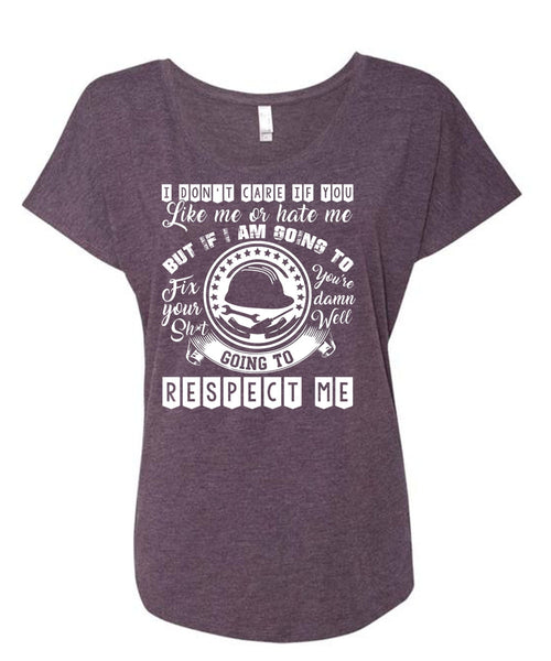 I Am Going To Fix T Shirt, I Love Electrician T Shirt, Cool Shirt (Ladies' Triblend Dolman Sleeve)