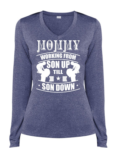 A black t-shirt with the shopify logo