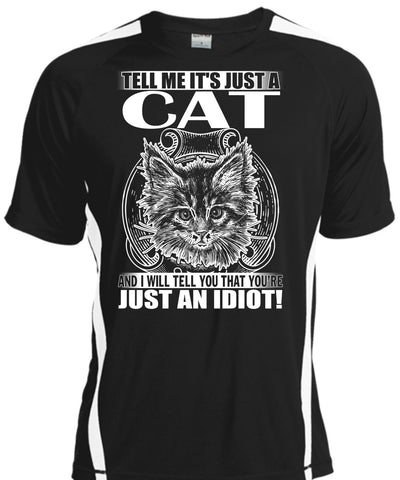 A black t-shirt with the shopify logo