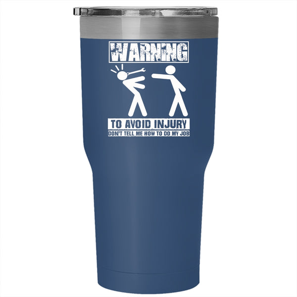 Funny Mechanic Tumbler 30 oz Stainless Steel, Funny Gift For Mechanics Travel Mug