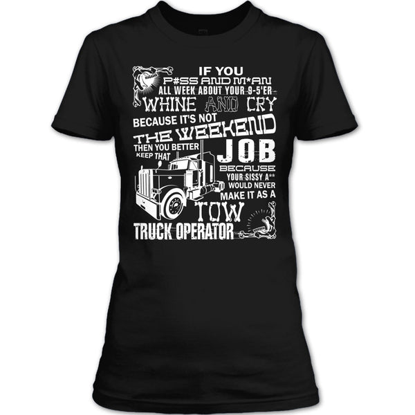 Tow Truck Operator T Shirt, Coolest Truck Operator T Shirt