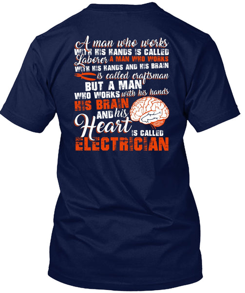 His Heart Is Called Electrician T Shirt, I Love Electrician T Shirt