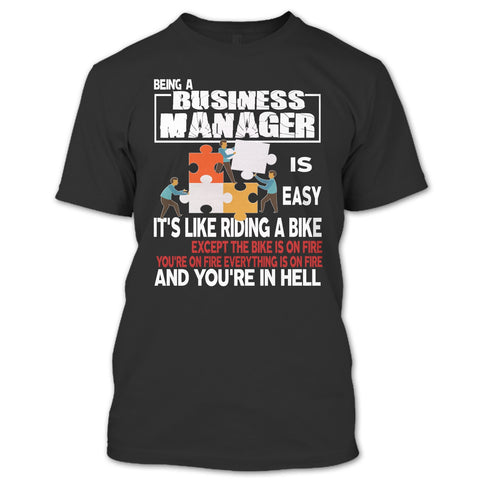 A black t-shirt with the shopify logo