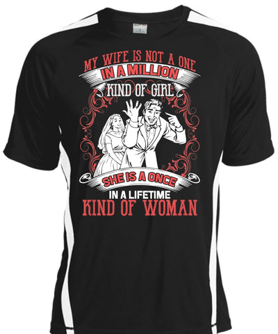 A black t-shirt with the shopify logo