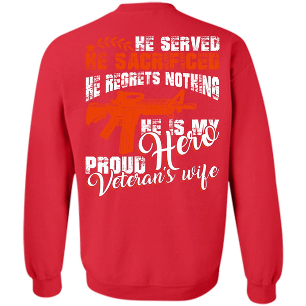 Being A Wife T Shirt, I Love Veteran Sweatshirt