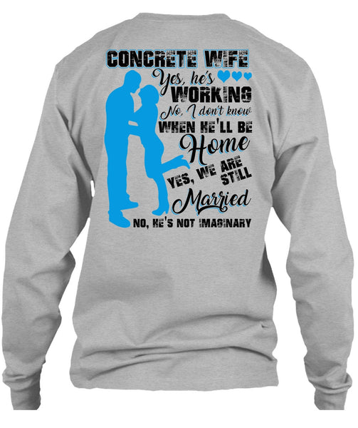 Concrete Wife T Shirt, I Love Wife T Shirt