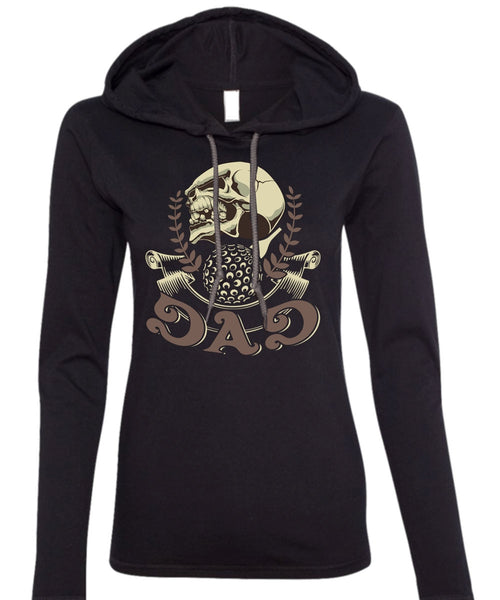 Being A Papa T Shirt, I Love Papa T Shirt (Anvil Ladies Ringspun Hooded)