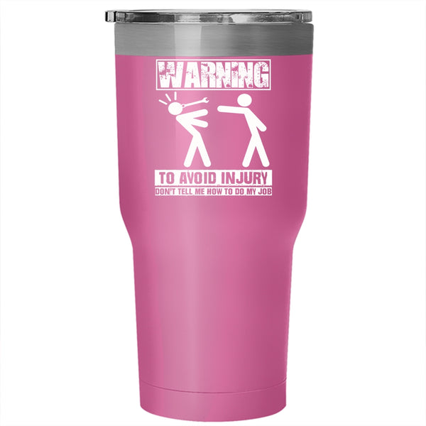 Funny Mechanic Tumbler 30 oz Stainless Steel, Funny Gift For Mechanics Travel Mug