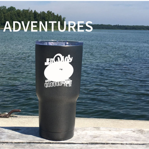 If It Involves Pigs And Coffee  Tumbler 30 oz Stainless Steel, Funny Farmer Travel Mug