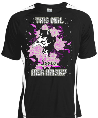 A black t-shirt with the shopify logo