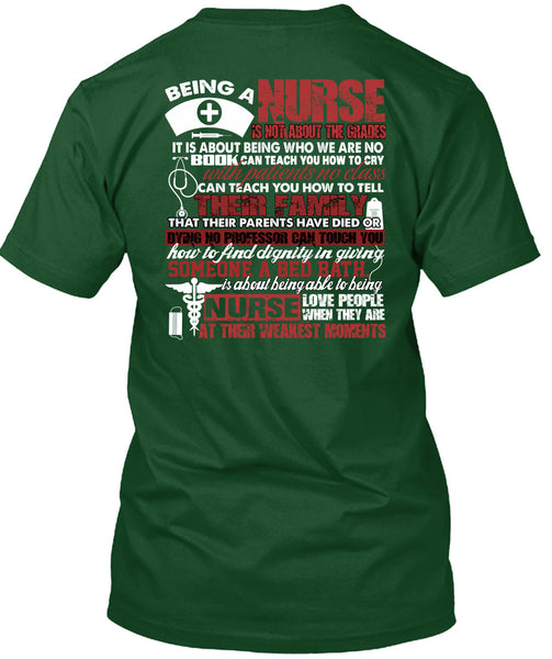 Being A Nurse T Shirt, Nurse Love People T Shirt