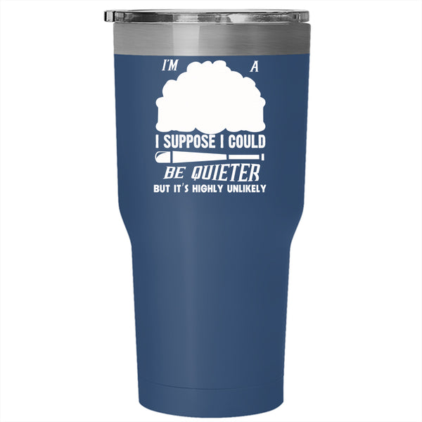 I'm A Softball Mom Tumbler 30 oz Stainless Steel, Gift For Mama Travel Mug
