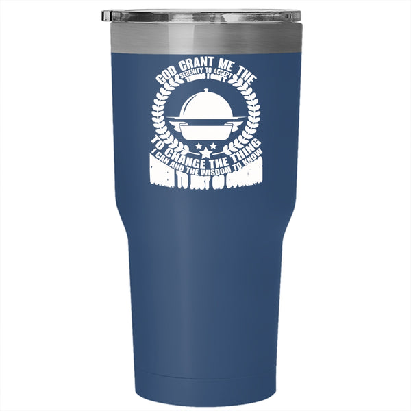 Just Go Cooking Tumbler 30 oz Stainless Steel, Funny Gift For Chefs Travel Mug