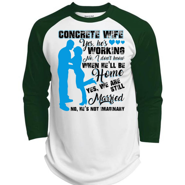 Concrete Wife T Shirt, I Love Wife T Shirt, Awesome T-Shirts  (Polyester Game Baseball Jersey)
