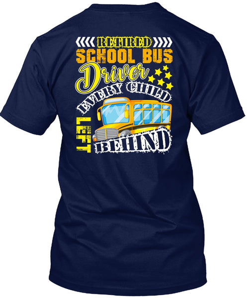 Retired School Bus Driver T Shirt, I Love Bus T Shirt