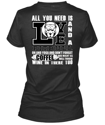 A black t-shirt with the shopify logo