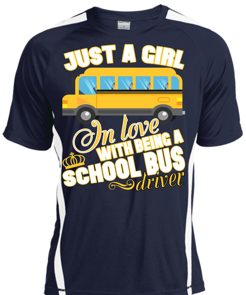 Being A School Bus Driver T Shirt, Just A Girl In Love T Shirt, Cool Shirt