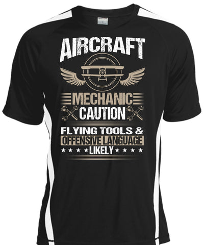 A black t-shirt with the shopify logo