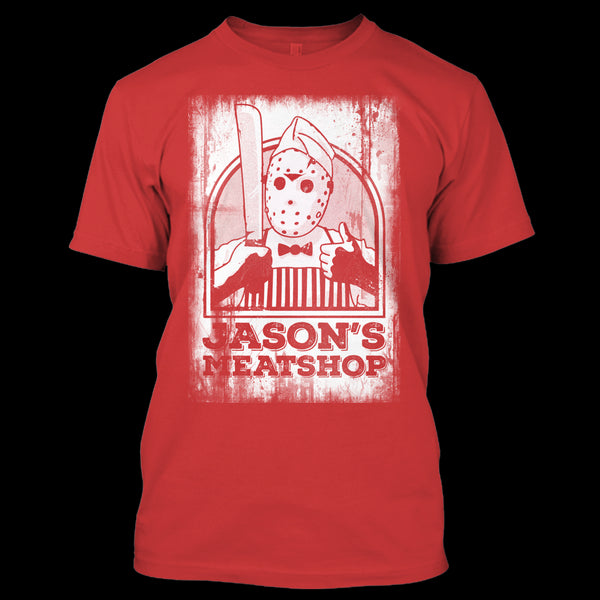 A black t-shirt with the shopify logo