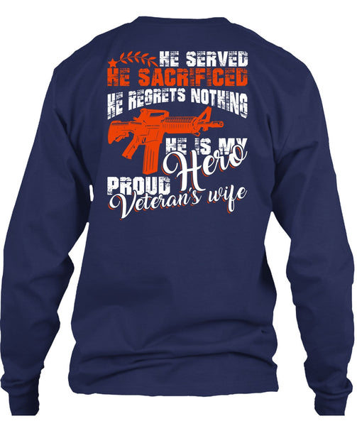 Proud Veteran's Wife T Shirt, Being A Wife T Shirt