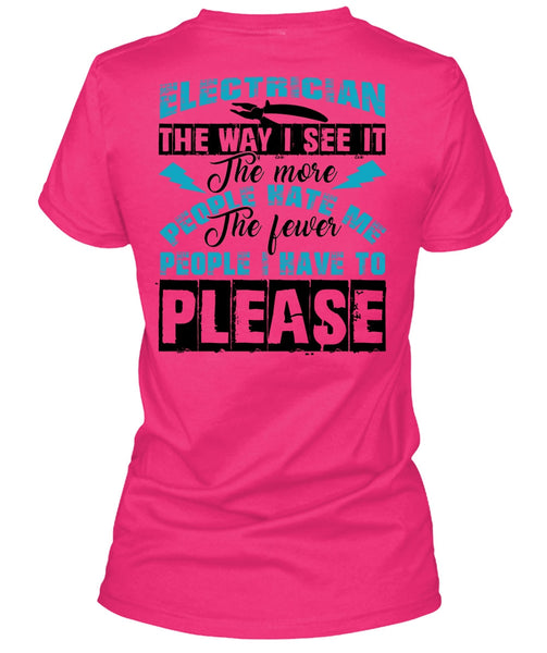 Electrician The Way T Shirt, Being An Electrician T Shirt