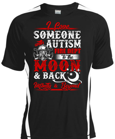 A black t-shirt with the shopify logo