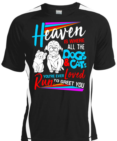 A black t-shirt with the shopify logo