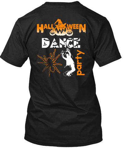 A black t-shirt with the shopify logo