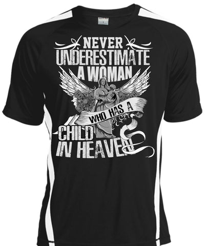 A black t-shirt with the shopify logo