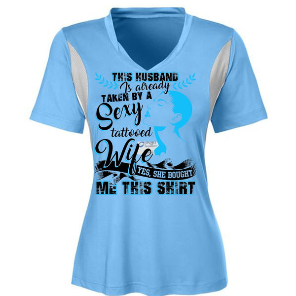 This Husband Is Already Taken By A Tattooed Wife T Shirt, I Love Husband T Shirt, Awesome T-Shirts