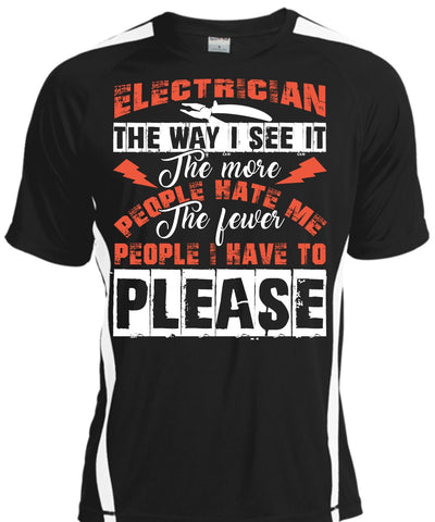 A black t-shirt with the shopify logo