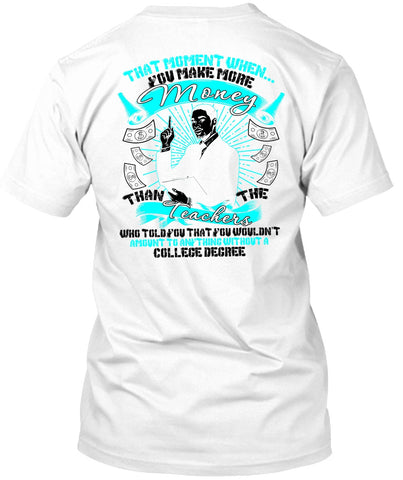 A black t-shirt with the shopify logo