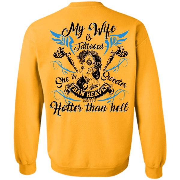 I Love Wife T Shirt, My Wife Is Tattooed Sweatshirt