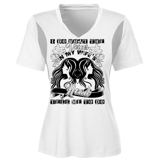 I Do What The Voices In My Wife's T Shirt, Being A Husband T Shirt, Awesome T-Shirts