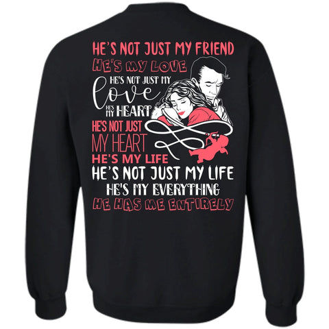 A black t-shirt with the shopify logo