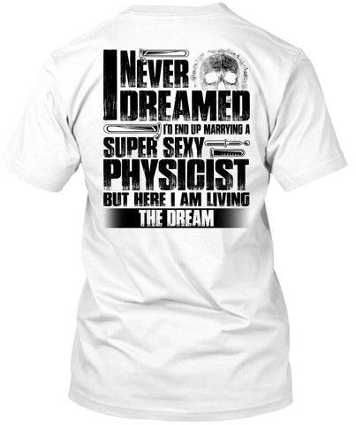 A black t-shirt with the shopify logo