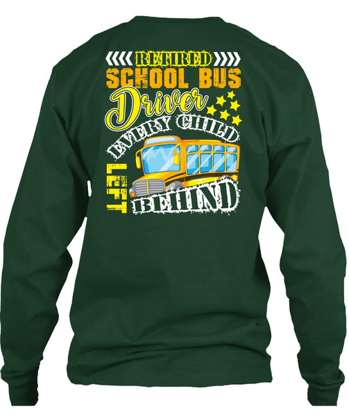 Retired School Bus Driver T Shirt, I Love Bus T Shirt