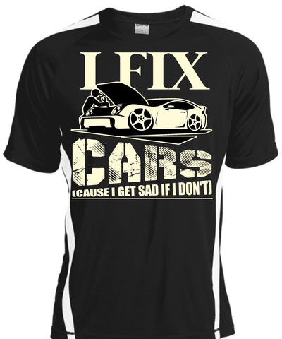 A black t-shirt with the shopify logo