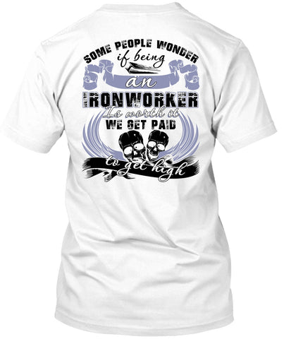 A black t-shirt with the shopify logo