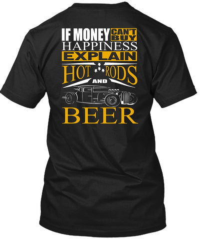 A black t-shirt with the shopify logo