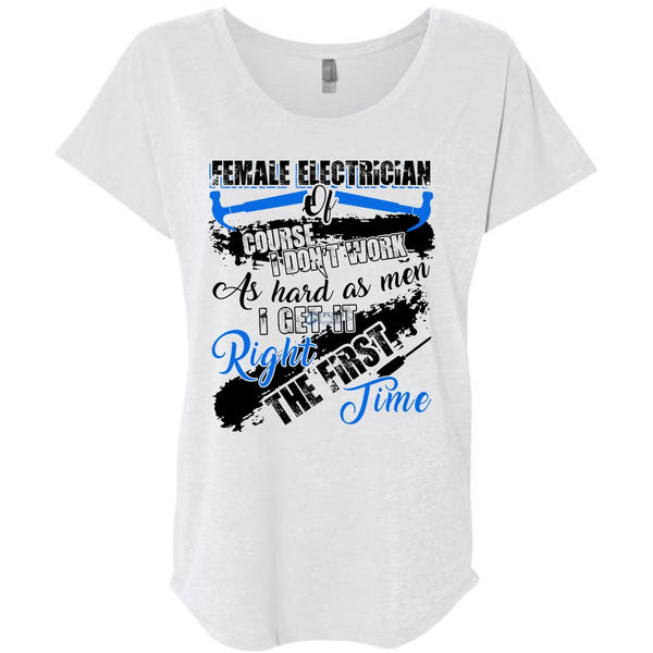 Female Electrician Of Course T Shirt, I Love Electrician T Shirt, Awesome T-Shirts