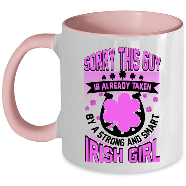 Cool Husband Coffee Mug, Taken By A Strong And Smart Irish Girl Accent Mug
