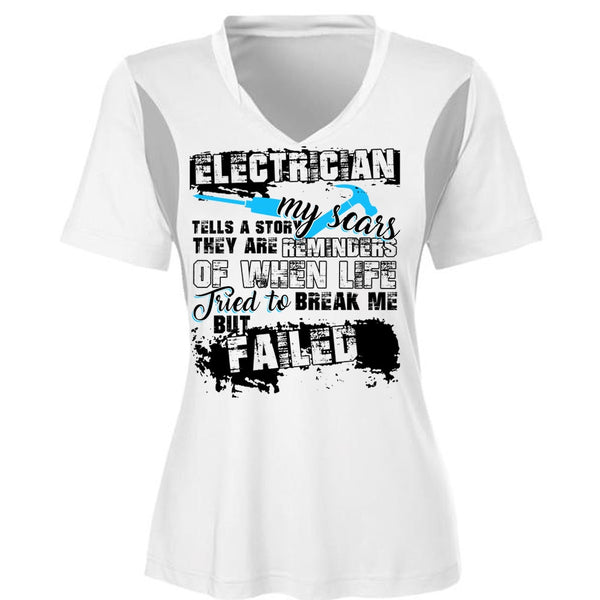 Electrician Tells A Story My Scars T Shirt, I Love Electrician T Shirt, Awesome T-Shirts