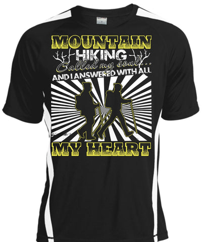 A black t-shirt with the shopify logo