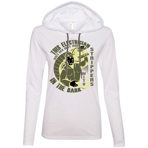 A black t-shirt with the shopify logo