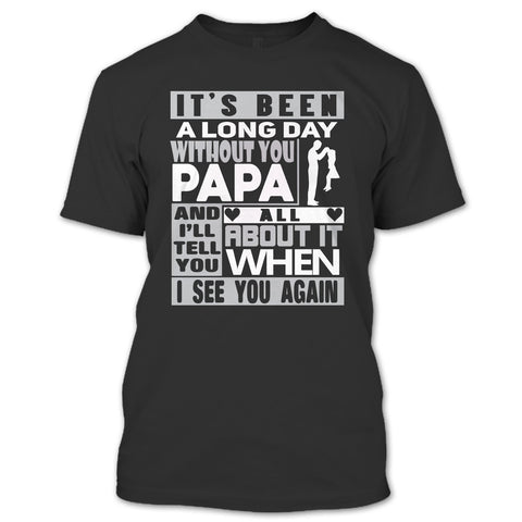 A black t-shirt with the shopify logo