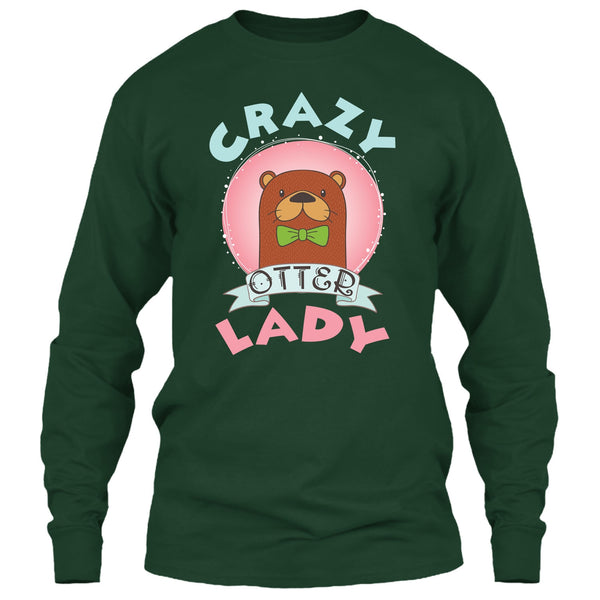 Crazy Otter Lady T Shirt, I Love Otter T Shirt